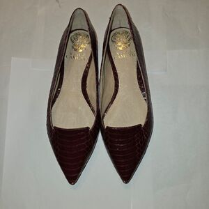 Vince Camuto Snake Embossed Flats